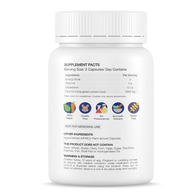 Foresta Organics CLA 1600 Vegan Capsule 60's - Speciality Medicines