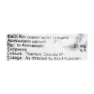 ATORPIL 20 Tablet 10's - High Cholesterol-Dys