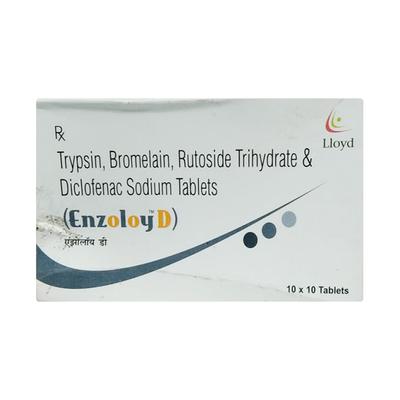 ENZOLOY D Tablet 10's - Pain relief-Ant