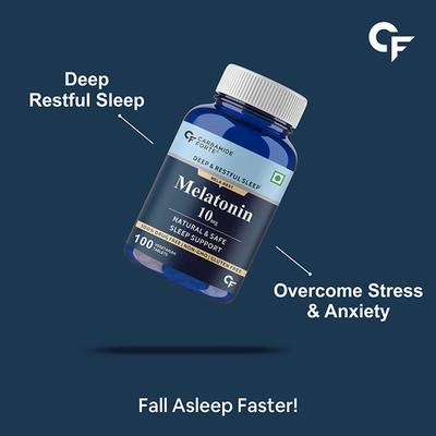 CF Mela-Rest Melatonin 10 mg Veg Tablet 100's - Mental Health
