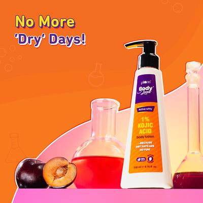 Plum Bodylovin Active-Witty 1% Kojic Acid + Mango Butter Body Lotion 200 ml - Shower Gels & Body Wash