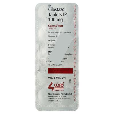CILESTA 100mg Tablet 10's - Intermittent Claudication-Per