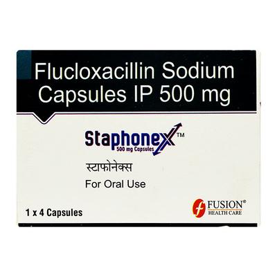 STAPHONEX 500mg Capsule 4's - Bacterial Infections-Pen