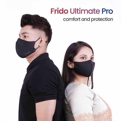 Frido Ultimate Pro Reusable Copper Face Mask (Pack of 4) (S) - Face Mask