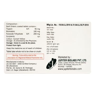 WOZYME DS Tablet 10's - Pain relief-Ant