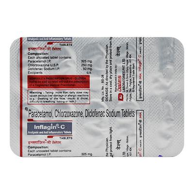 Inflagin C Tablet 10'S - Muscle Spasm-Mus