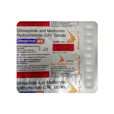GLIMIPRIME M4 Tablet 15's - Diabetes-Ant