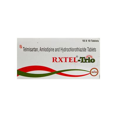 RXTEL TRIO 40mg Tablet 10's - Hypertension-Ana