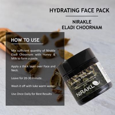 Nirakle Eladi Choornam Hydrating Face Pack 50 gm - Personal Care (Ayush)