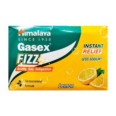 Himalaya Gasex Instant Relief Lemon Fizz Sachet - Pack of 5 x 25 gm - Acidity & Gas Relief