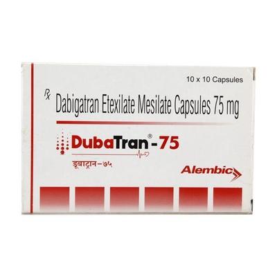 Dubatran 75mg Capsule 10'S - Blood Clot-Ant
