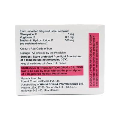 Ilet Trio 1mg Tablet 10'S - Diabetes-Ant