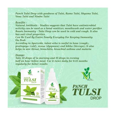 Mint Veda Panch Tulsi Drop (Pack of 4 x 30 ml) - Vitamin C