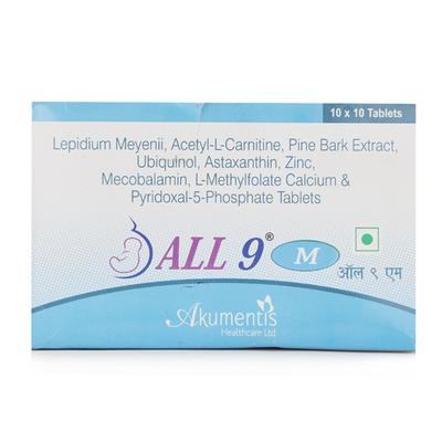 ALL 9 M Tablet 10'S - Supplements-Vam