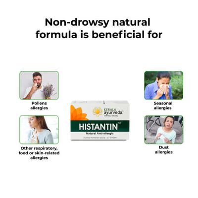 Kerala Ayurveda Histantin Tablet (Pack of 10 x 10's) - Speciality Medicines