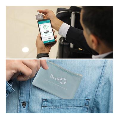 BeatO Smart Glucometer Kit (Mobile Connected Glucometer 1's + Test Strips 50's) - Blood Glucose Monitors/Strips