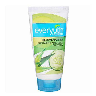 Everyuth Naturals Rejuvenating Cucumber & Aloe Vera Face Pack 50 gm - Face Packs