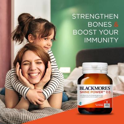 Blackmores Shine Power D3 Capsule 90's - Calcium And Minerals
