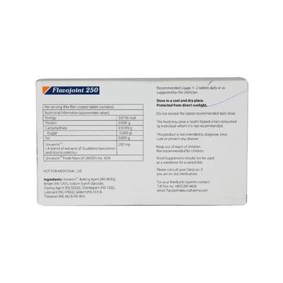 Flavojoint 250mg Tablet 10'S - Supplements-Sup