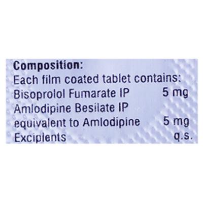 BIZO AM 5 Tablet 10's - Hypertension-Bet