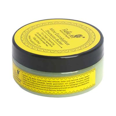 Rustic Art Organic Mint Eucalyptus Shampoo Butter 100 gm - Shampoos