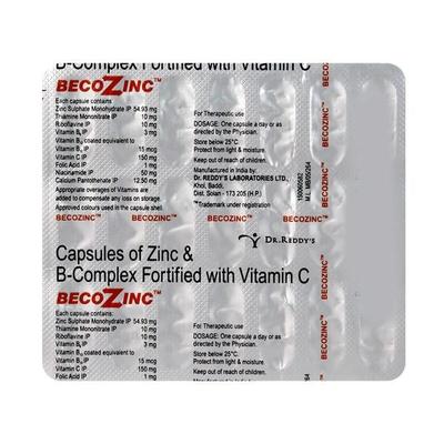 Becozinc Capsule 20'S - Supplements-Vam