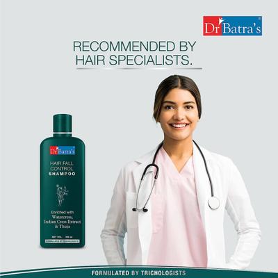 Dr Batra's Hair Vitalizing Serum 125 ml + Hair Fall Control Oil 200 ml + Hair Fall Control Shampoo 200 ml - Hair Treatment
