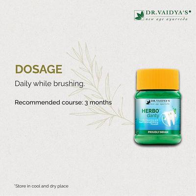 Dr. Vaidya's Herbodanty Powder (Pack of 2 x 50 gm) (N) - Speciality Medicines