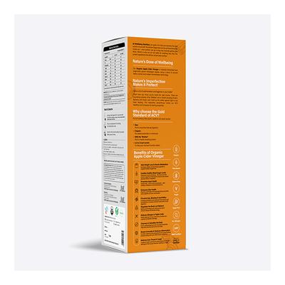 Wellbeing Nutrition Organic Apple Cider Vinegar - Flavoured 500 ml - Apple Cider Vinegar - Acv