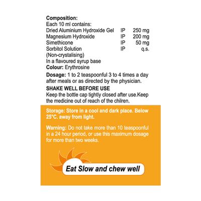 Dr.Morepen Acidity-x Antacid Liquid 170 ml - Acidity & Gas Relief