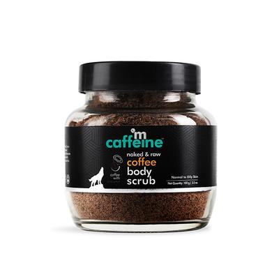 mCaffeine Naked & Raw Tan Removal Coffee Body Scrub 100 gm - Scrubs & Exfoliants