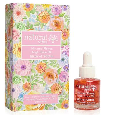Natural Vibes Night Face Oil - Nirvana Flower 20 ml - Face Oils