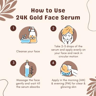 Essentia Extracts Radiant & Glow Skin Face Elixir Oil - 24K Gold (Pack of 2 x 15 ml) 1's - Face Serum