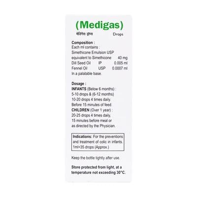 MEDIGAS Drops 30ml - Ulcer/Reflux/Flatulence-Aaa