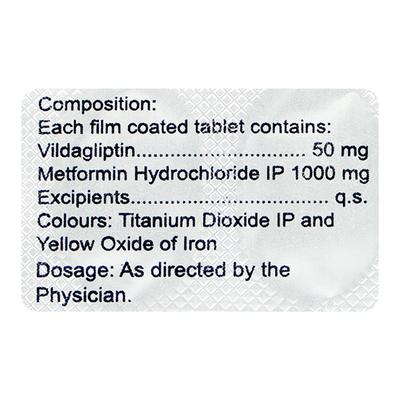 ZILDA M 1000mg Tablet 15's - Diabetes-Ant
