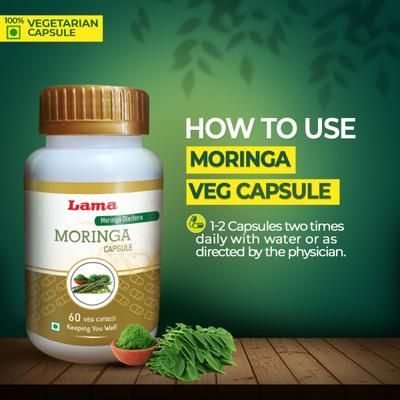 Lama Moringa Capsules 60's - Speciality Medicines