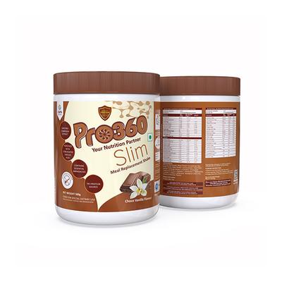 Pro360 Pro Slim Nutritional Powder - Choco Vanilla Flavour 500 g - Weight Loss