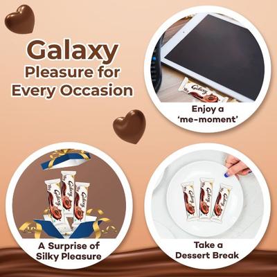 Galaxy Milk Chocolate Bar - Crispy 18 gm - Nutritional Bars