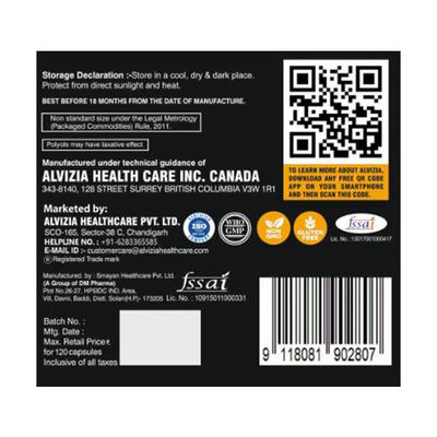 Alvizia Flaxseed Oil 1400 mg Softgel Capsule 120's - Multi-Vitamins