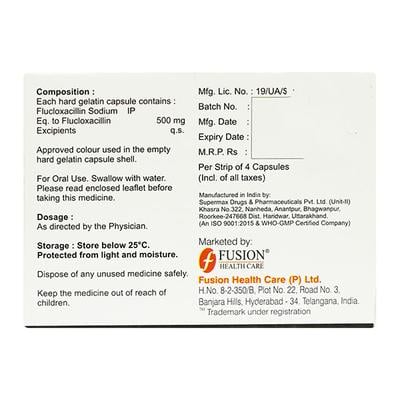 STAPHONEX 500mg Capsule 4's - Bacterial Infections-Pen