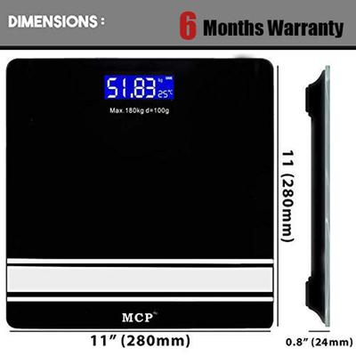MCP Personal Weighing Machine (BLWH01) - Health Monitors And Equipment