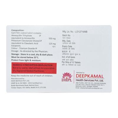 CELICLAVE 625 Tablet 10's - Bacterial Infections-Pen