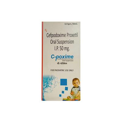 C POXIME 50 Dry Syrup 30ml - Bacterial Infections-Cep