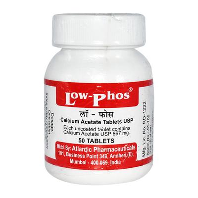 LOW PHOS Tablet 50's - Supplements-Cal