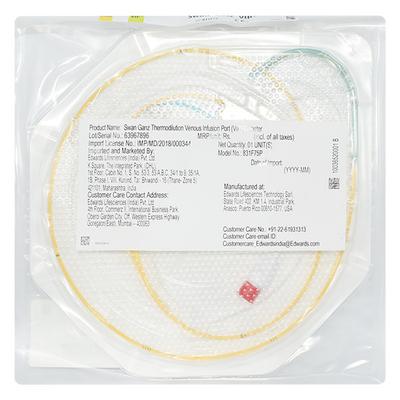 Swan-Ganz Thermodilution Venous Infusion Port Catheter (831F75P) 1's - Catheters & Tubes