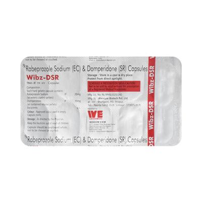 WIBZ DSR Capsule 10's - Ulcer/Reflux/Flatulence-Aaa