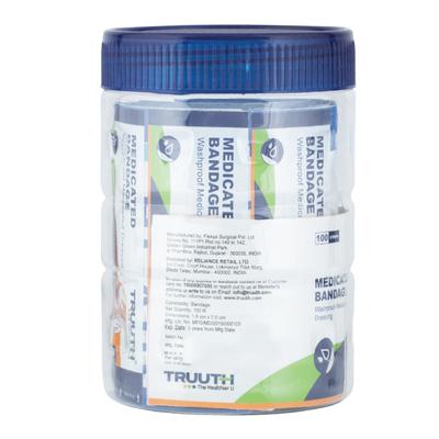 Truuth Medicated Bandage - Washproof 100's - Bandages