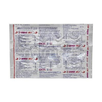 OME RD Capsule 10'S - Ulcer/Reflux/Flatulence-Aaa