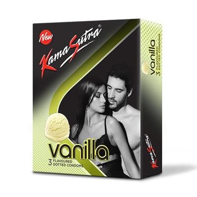 Kamasutra Condoms - Vanilla 3's - Plain/Flavoured Condoms