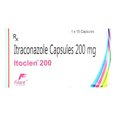 ITOCLEN 200 Capsule 10's - Fungal Infections-Anf
